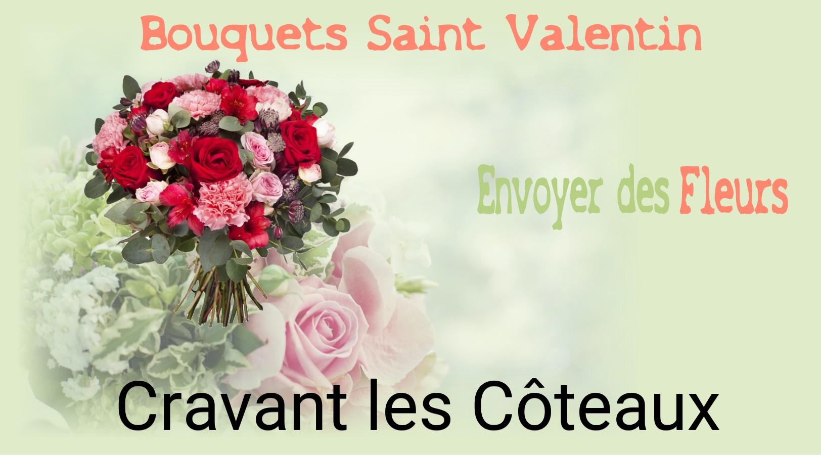 Roses de Saint-Valentin livrées à Cravant-les-Côteaux
